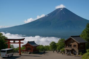 富士山五合目の眺望
