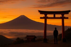 富士山五合目からの展望