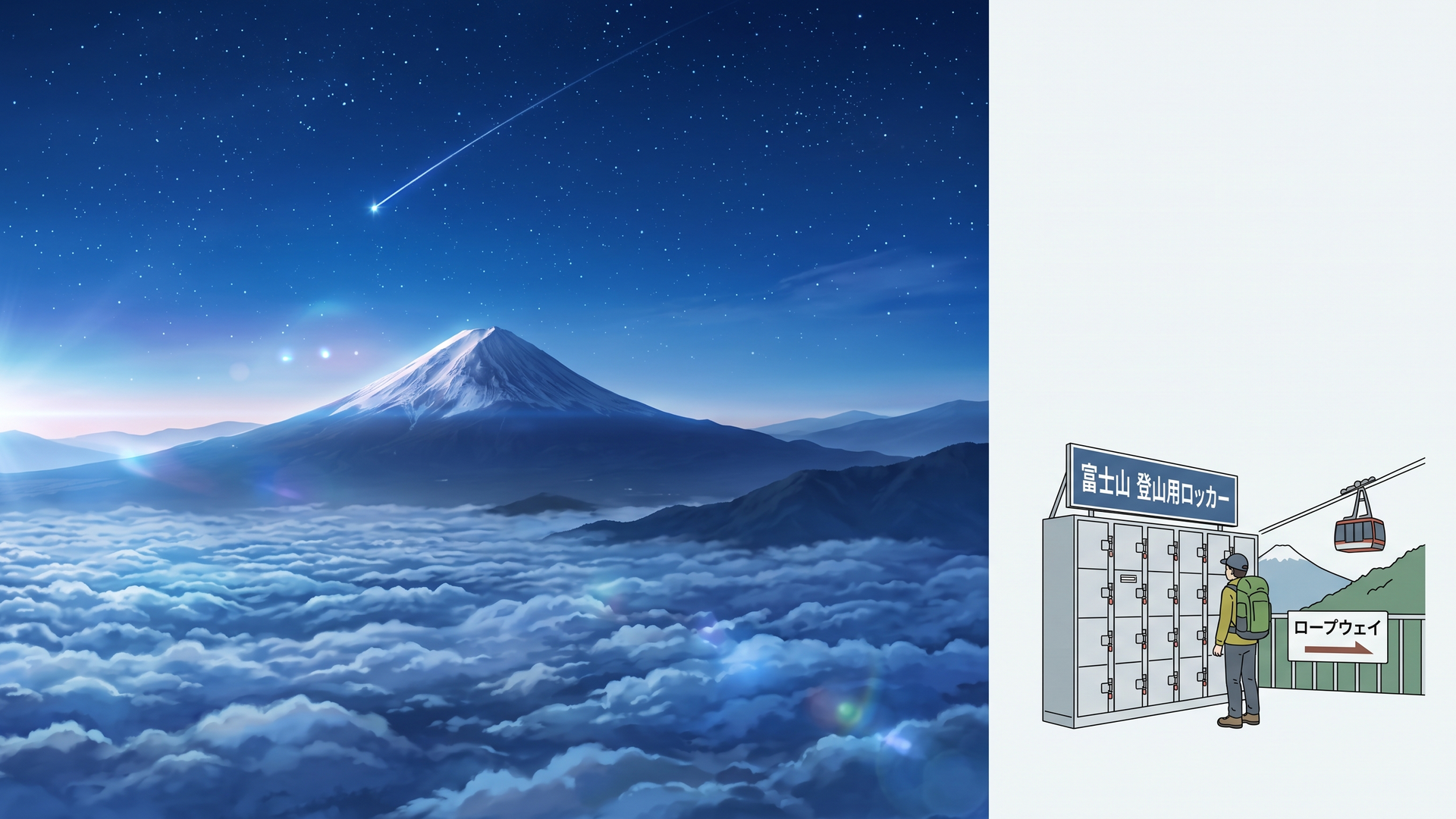 富士山登山のロッカー事情とロープウェイの有無を解説 の内容に合う挿絵(追加2枚目)